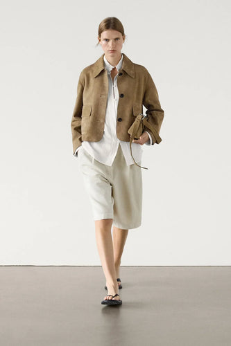 Amarae | Suede jacket with pocket