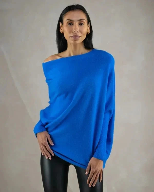 Lune London | Asymmetrical Draped Sweater