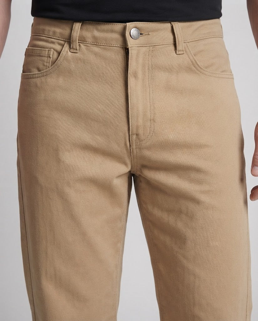 Men's high-waisted wide jeans made of cotton Amarae