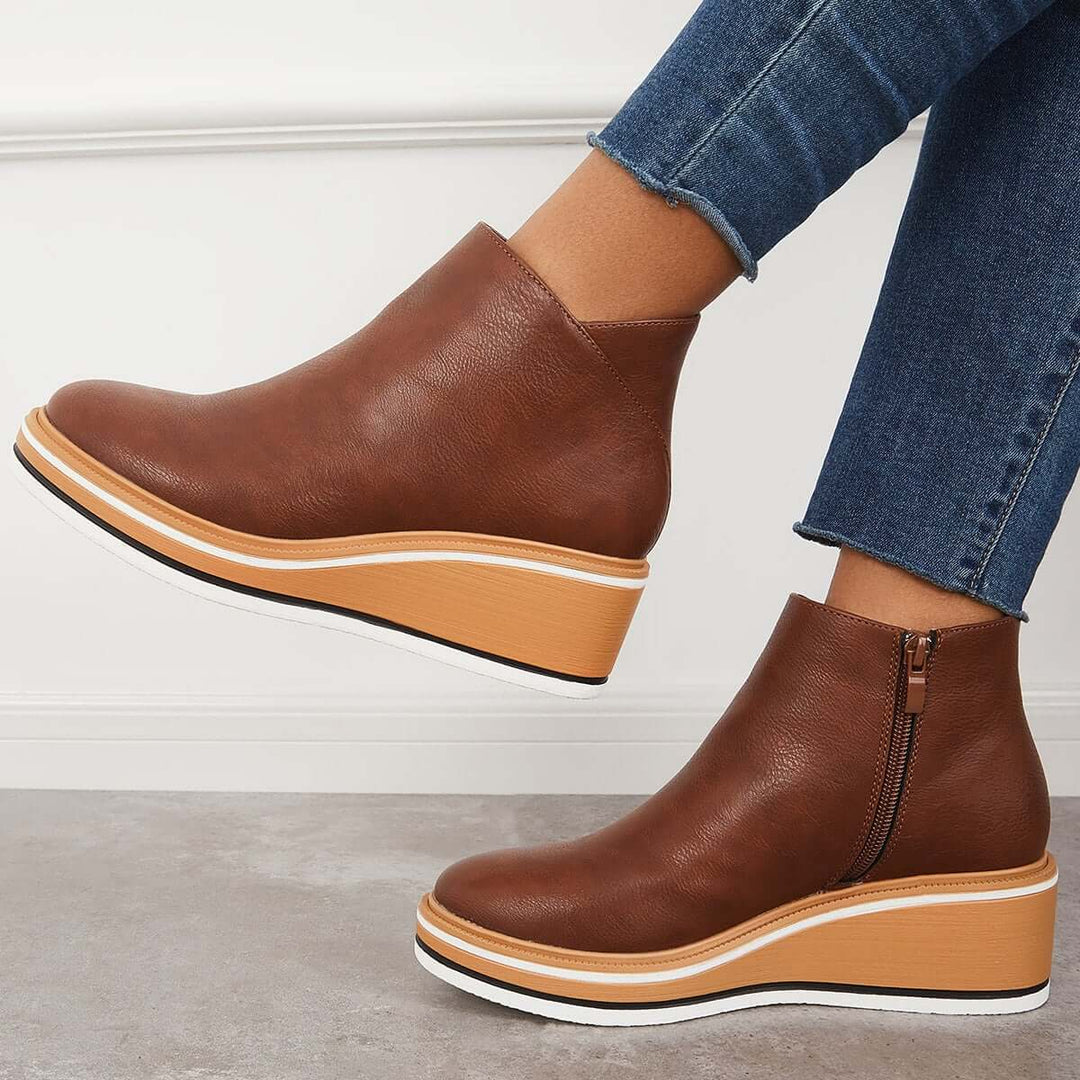 Lune London | Ankle Boot with Side Zipper