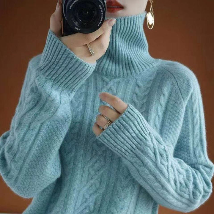 Lune London | Knitted Roll Neck Sweater