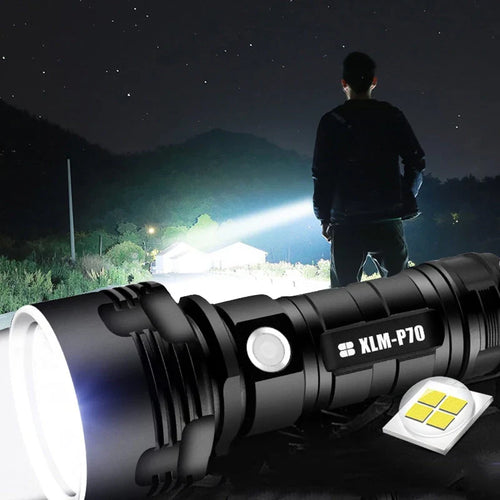 Amarae | High power LED flashlight 30000-5000 Lumens, waterproof