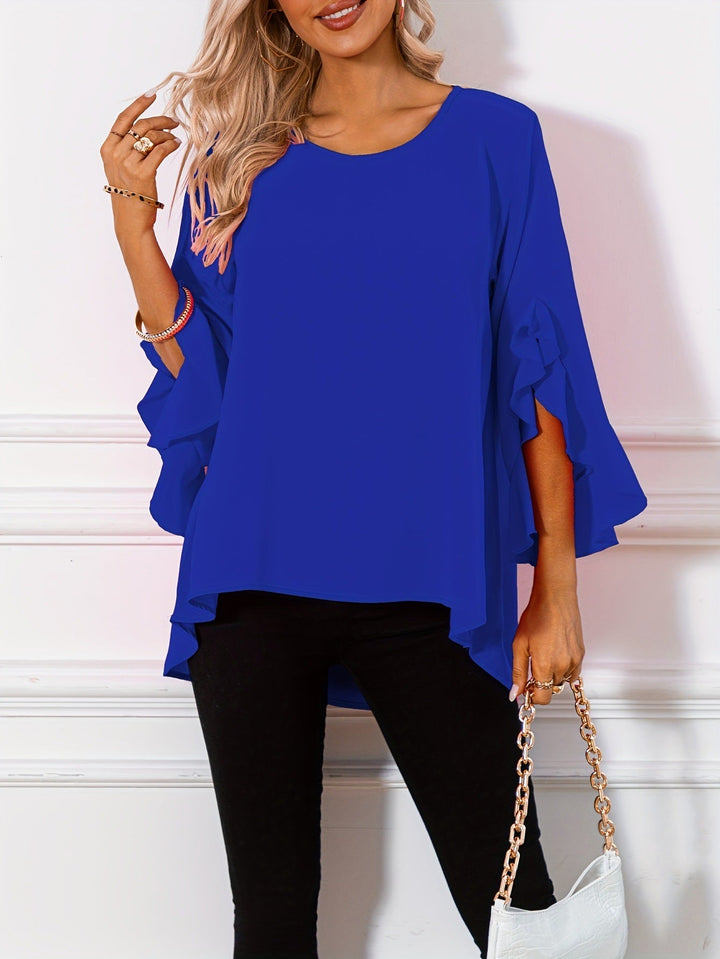 Lune London | Blouse with Round Neckline for Spring