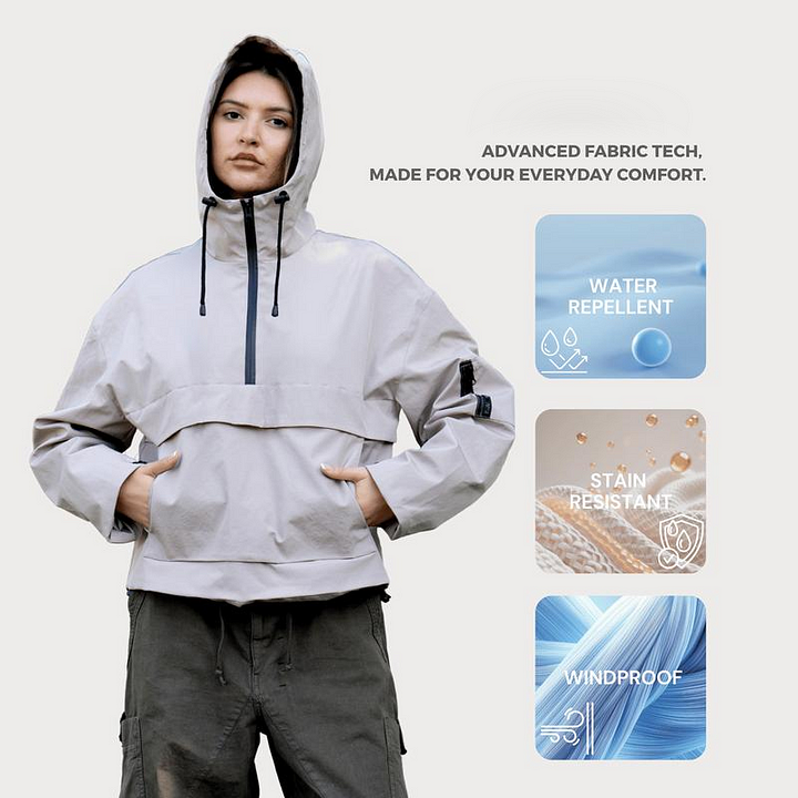Lune London | 3-in-1 waterproof jacket for outdoor adventures