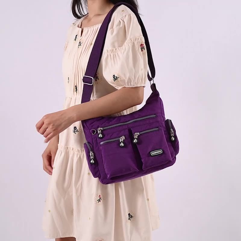 Lune London | Waterproof Shoulder Bag with Multiple Compartments