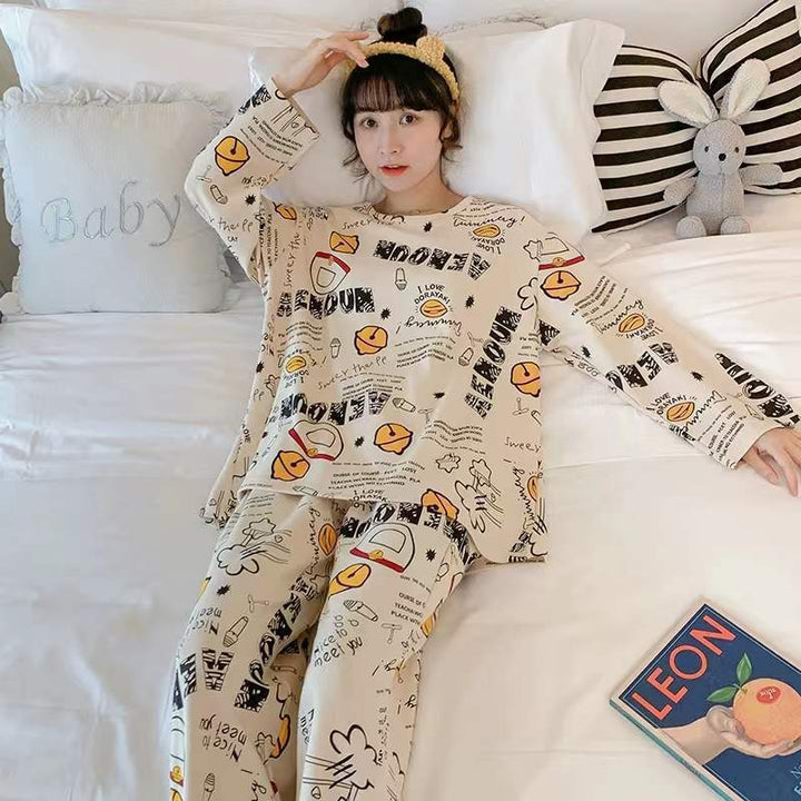 Women's house suit, long-sleeved, versatile