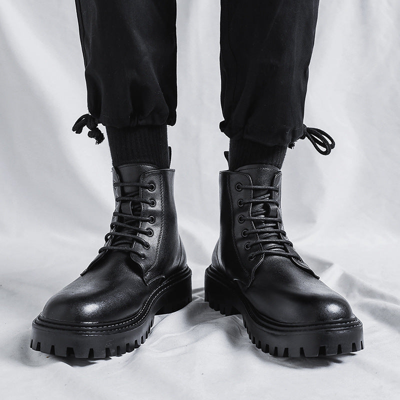 Classic men's boots, black