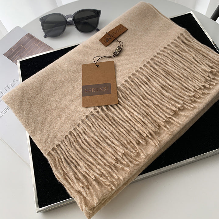 Women's Scarf, solid color, 190x70cm