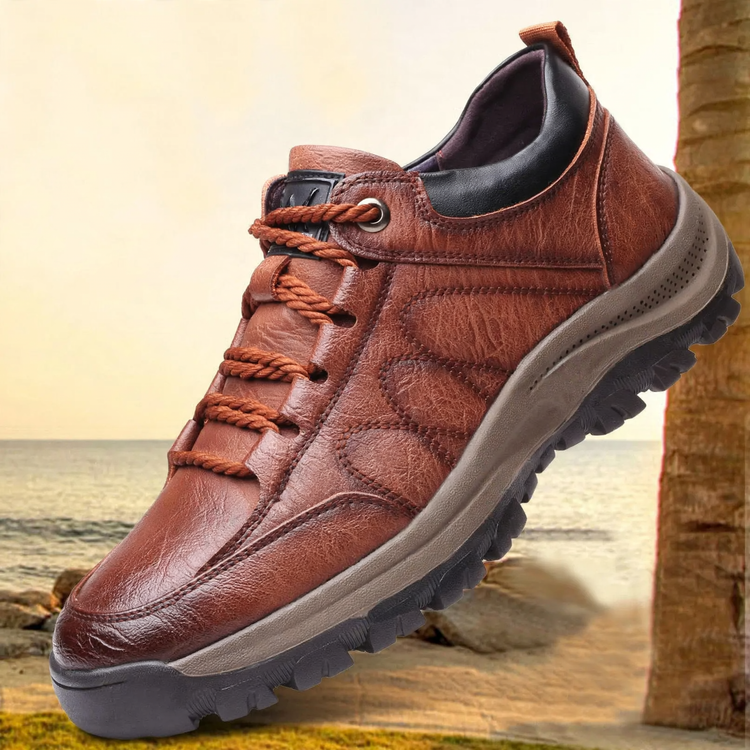 Padded men's winter boots for outdoor and leisure