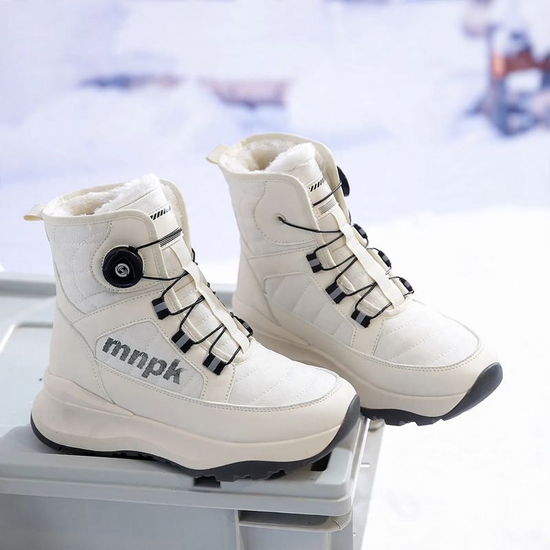 Padded winter boots for men and women