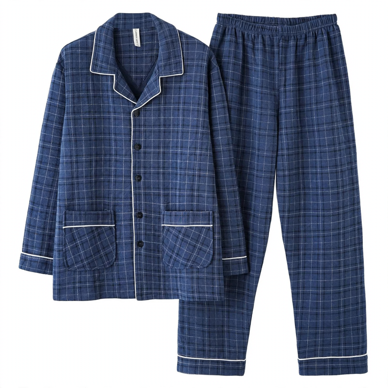 Padded men's house suit made of cotton