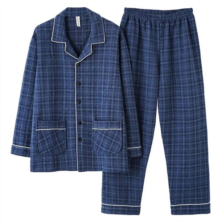 Padded men's house suit made of cotton