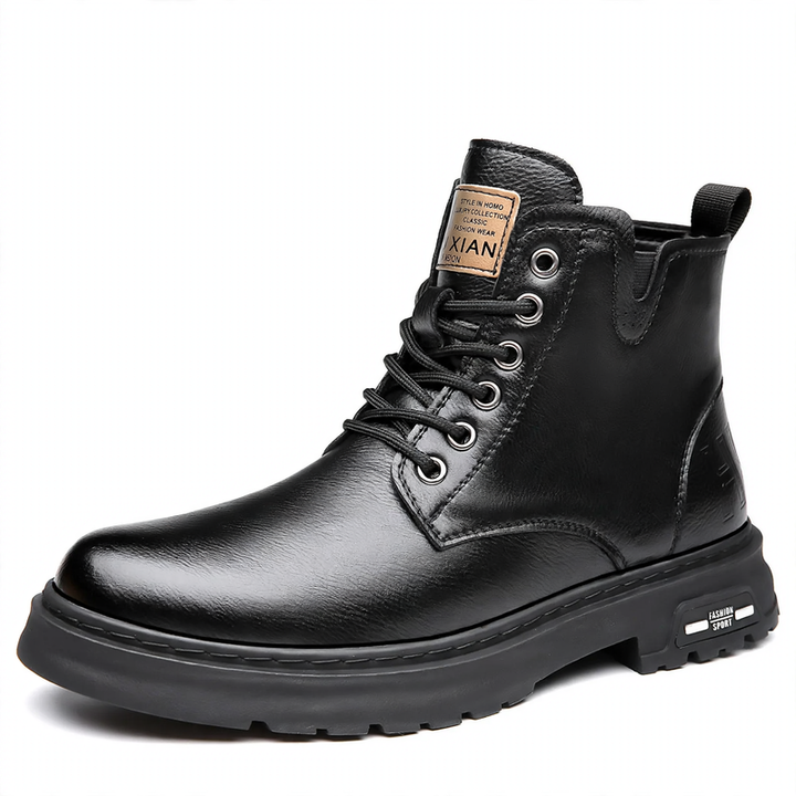 Men's work boots, insulated, slip-resistant