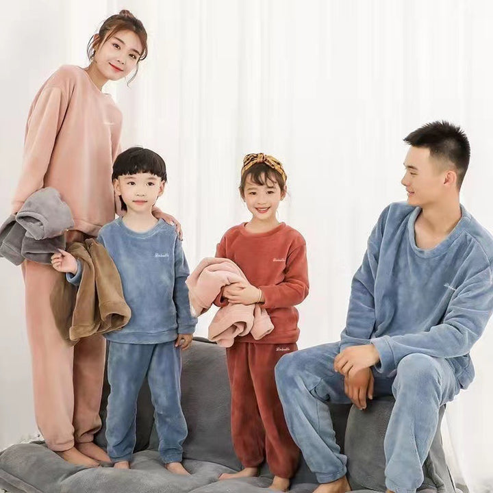 Warmer coral fleece house suit, unisex, for cold days