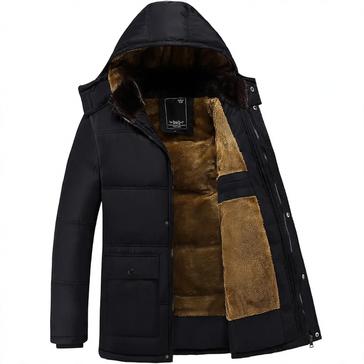 Men's winter jacket, padded and warm, for men