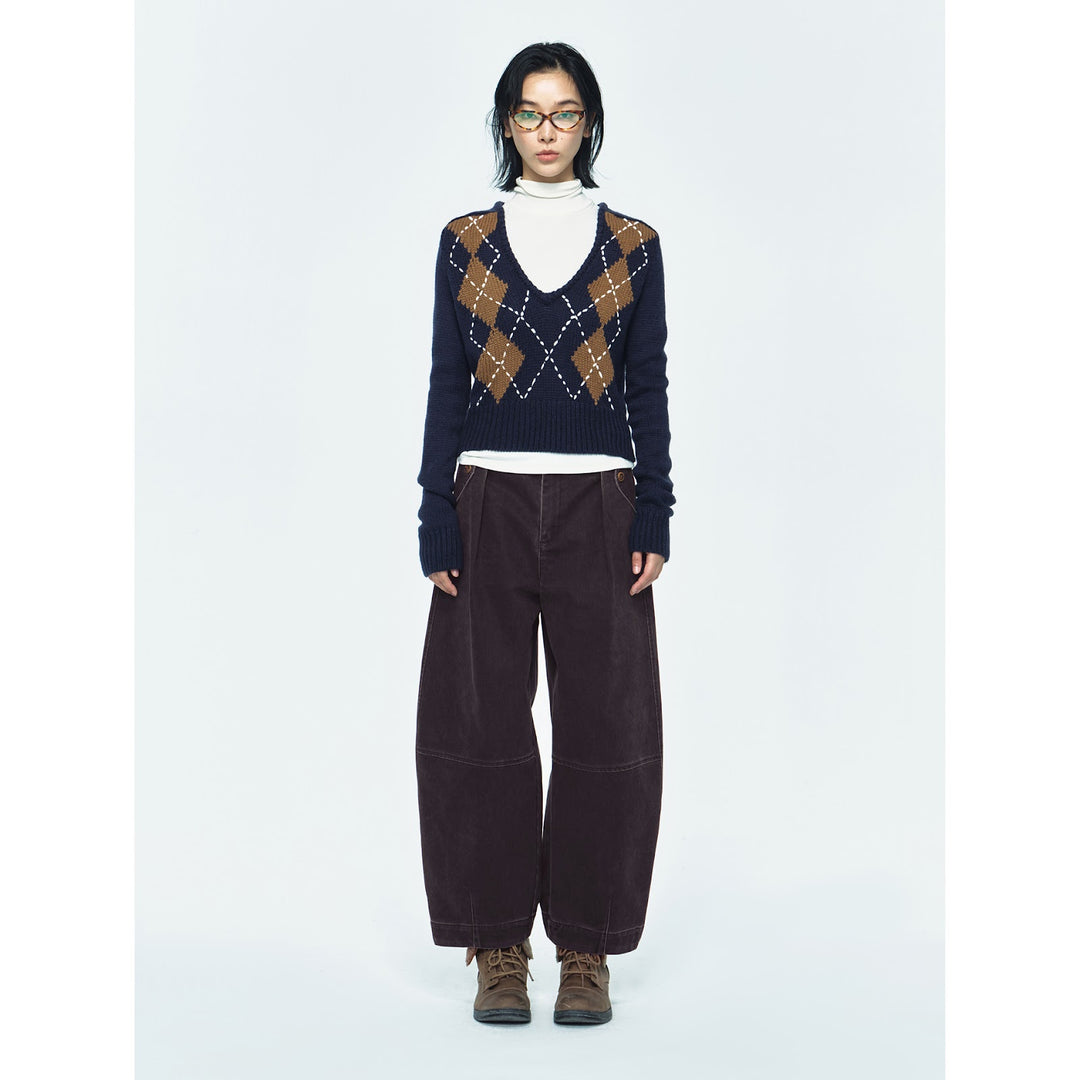 Kord cargo pants for women, cocoon cut, V63832