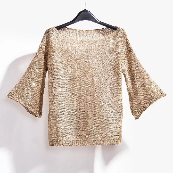 Lune London | Elegant Sequin Sweater