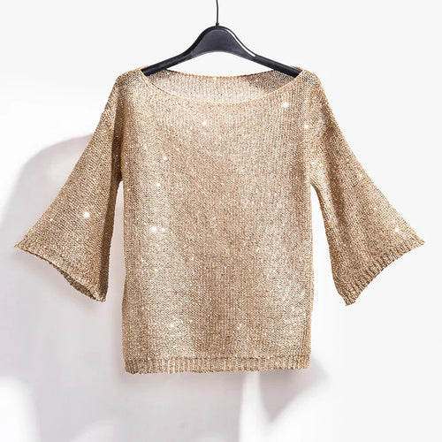 Amarae | Elegant Sequin Sweater