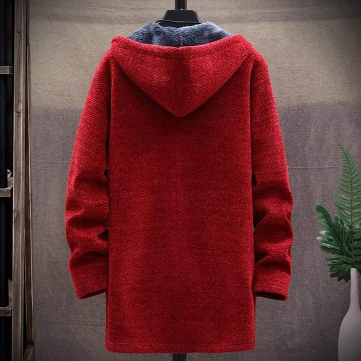 Amarae | Jacket - Wool Blend - Drawstring Hood - Lined and Warm - Zipper & Side Pockets