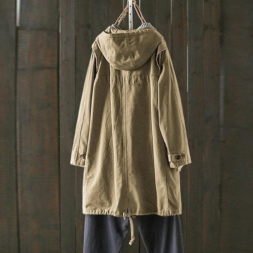 Amarae | Coat - Oversized with hoodie - Large pockets - Loose fit