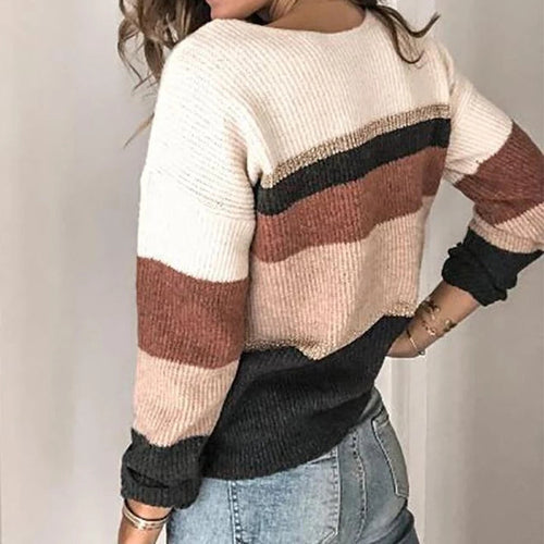Amarae | Knitted sweater - V-neck - Loose fit - Soft and comfortable - Long sleeves