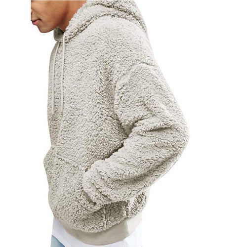 Men's cozy hoodie in soft fleece Amarae