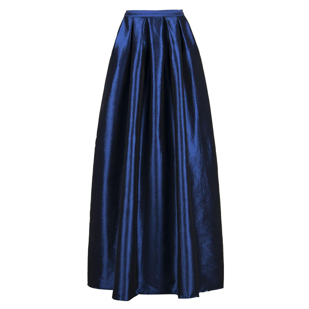 Women's maxi skirt made of shimmering satin with a wide cut Lune London