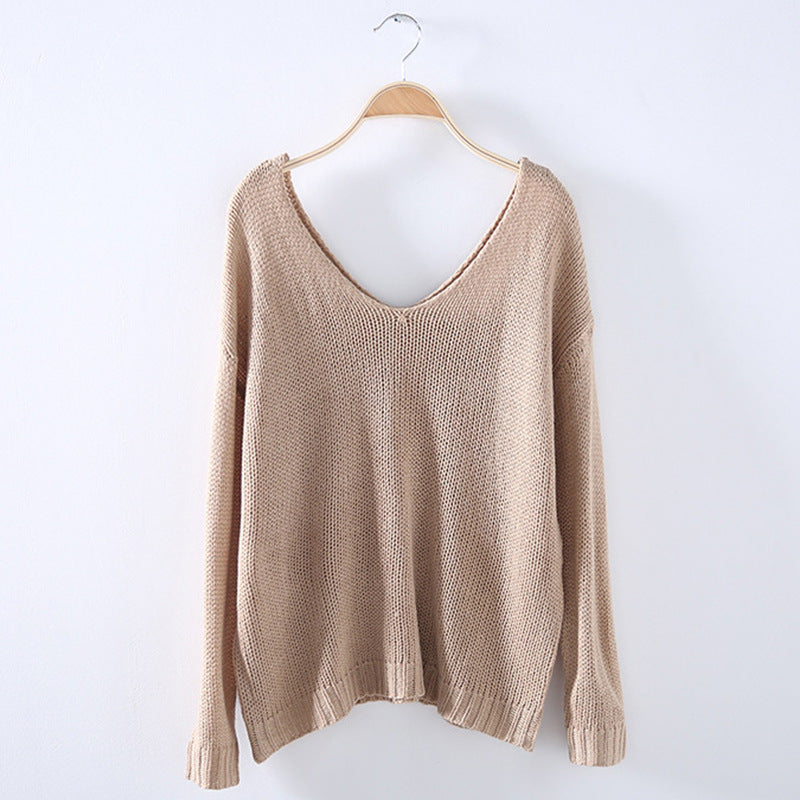 Chunky knit sweater for women with off-shoulder neckline and relaxed fit Lune Londonl