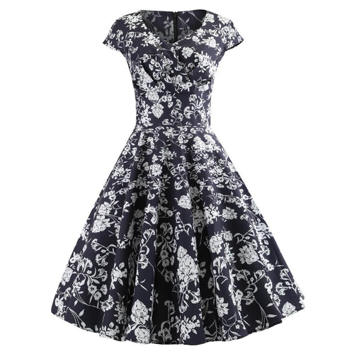 Robe portefeuille pour femmes avec un design floral élégant et une coupe flatteuse Chic & Stil