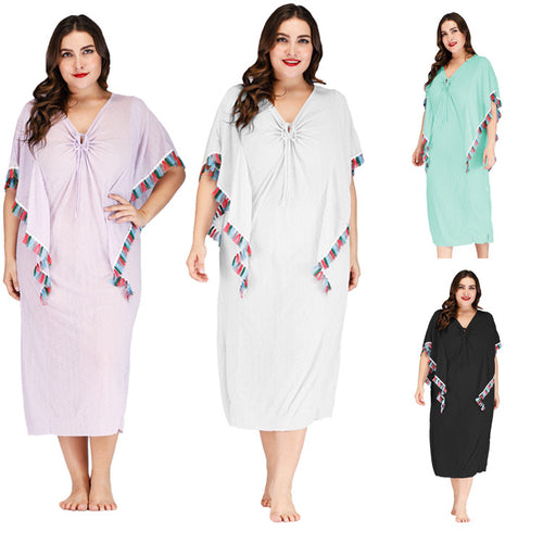 Ladies Elegant Lightweight Chic Beach Caftan and Style