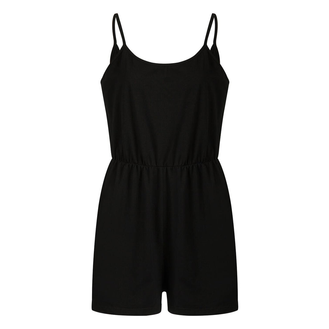 Ladies stylish jumpsuit with adjustable straps and elastic waistband Lune London