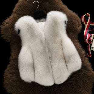 Ladies elegant fur vest Amarae