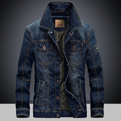 Modern denim jacket for men with functional pockets Amarae