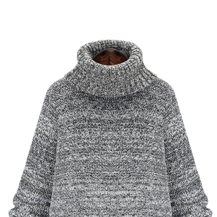 Knit dress for women with high collar and casual fit Lune London