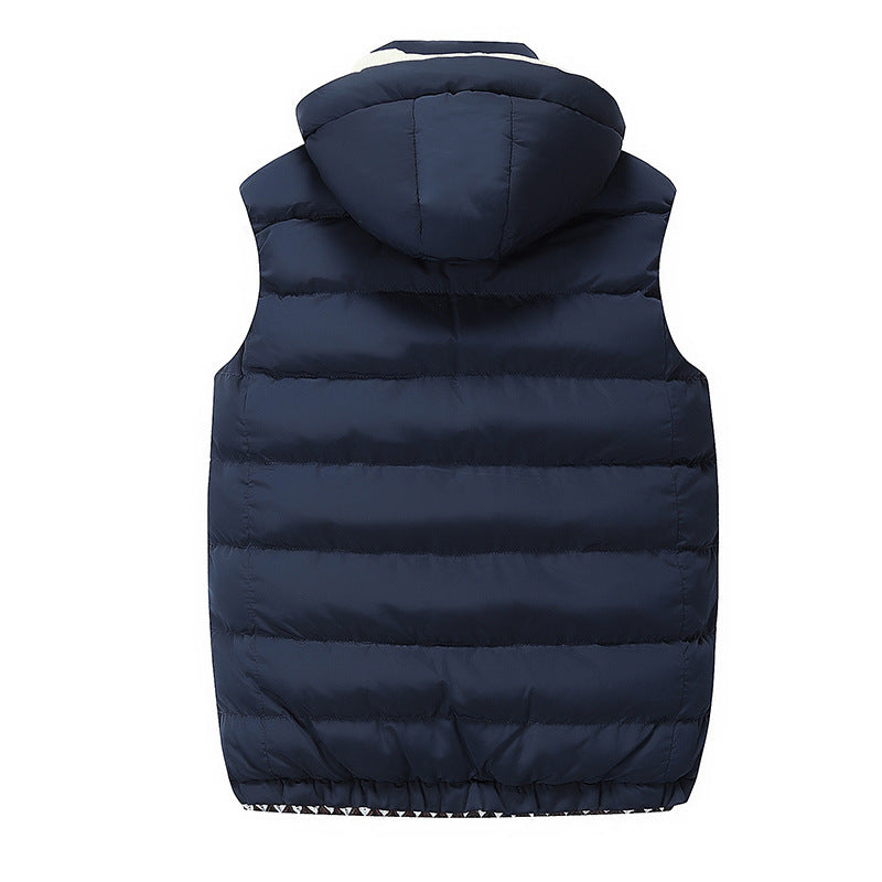 Ladies quilted hooded vest Lune London
