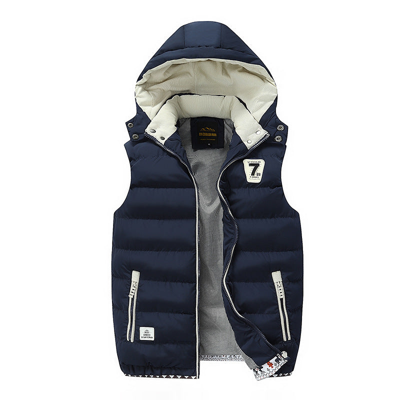 Ladies quilted hooded vest Lune London