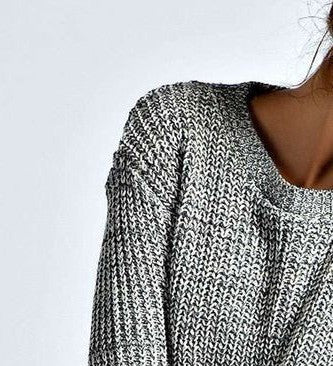 Women's sweater with heart-shaped appliqués and structured knit Lune London