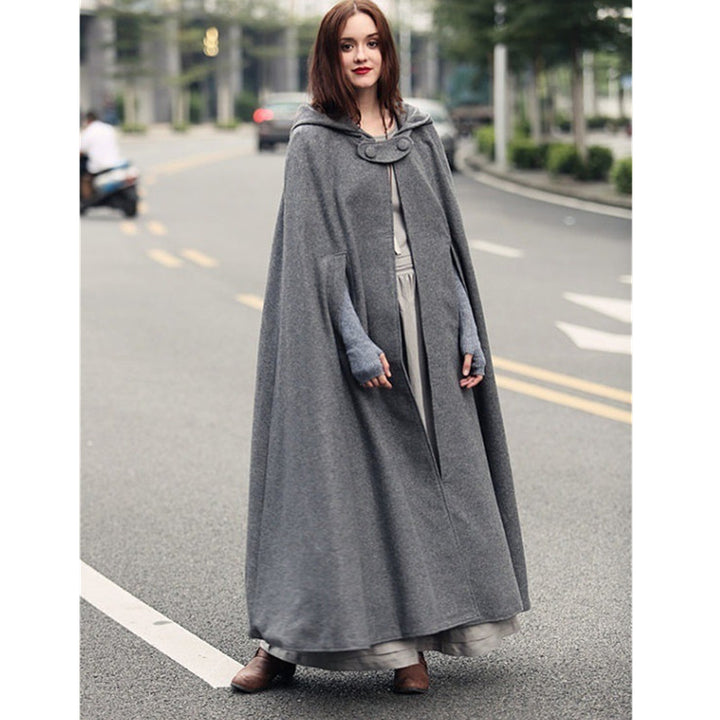 Ladies Soft Hooded Coat in High Quality Material Lune London