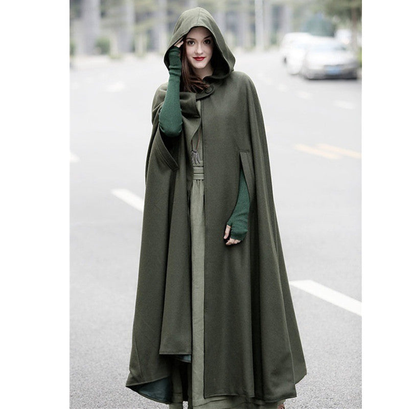 Ladies Soft Hooded Coat in High Quality Material Lune London