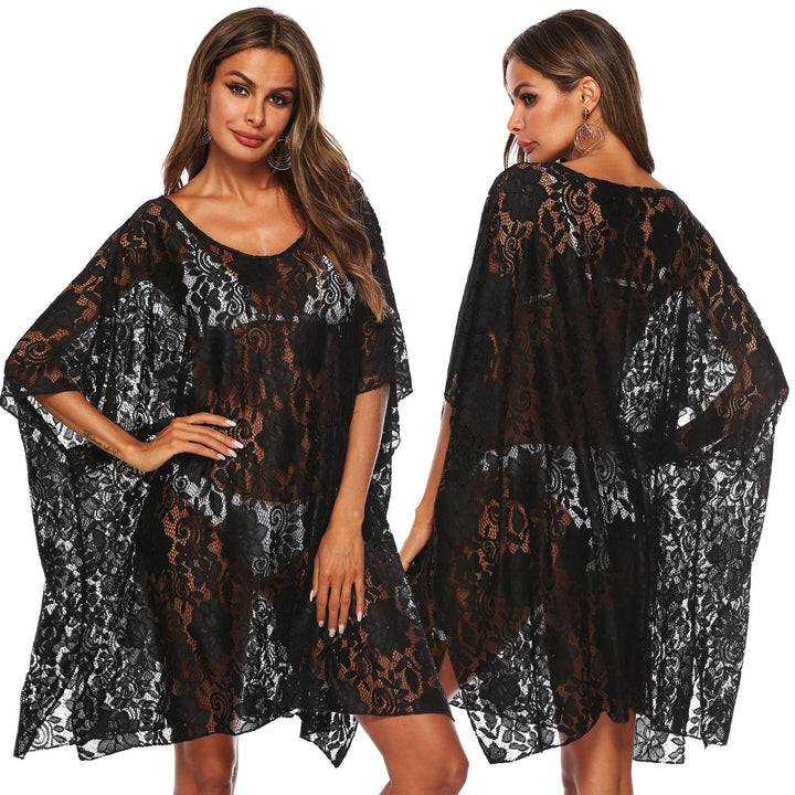 Amarae Transparent Lace Beach Dress for Women