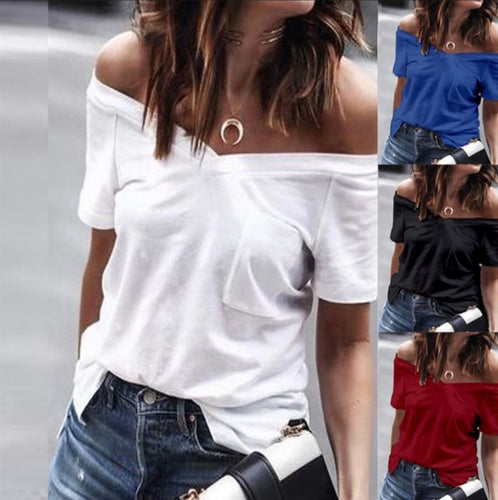 T-shirt femme à épaules dénudées Chic & Stil