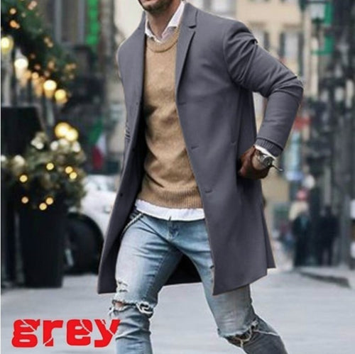 Men's Elegant Long Blazer with tailored cut and high-quality materials Amarae