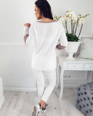 Knit sweater for women with modern color combinations and a breezy design Lune London