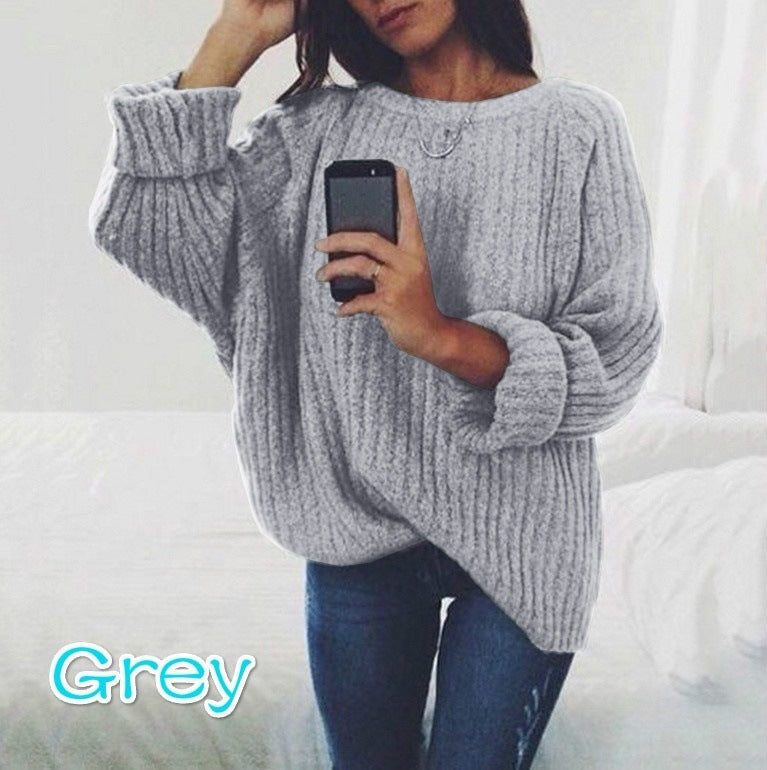 Chunky knit sweater for women with dropped shoulders and a relaxed fit Lune London