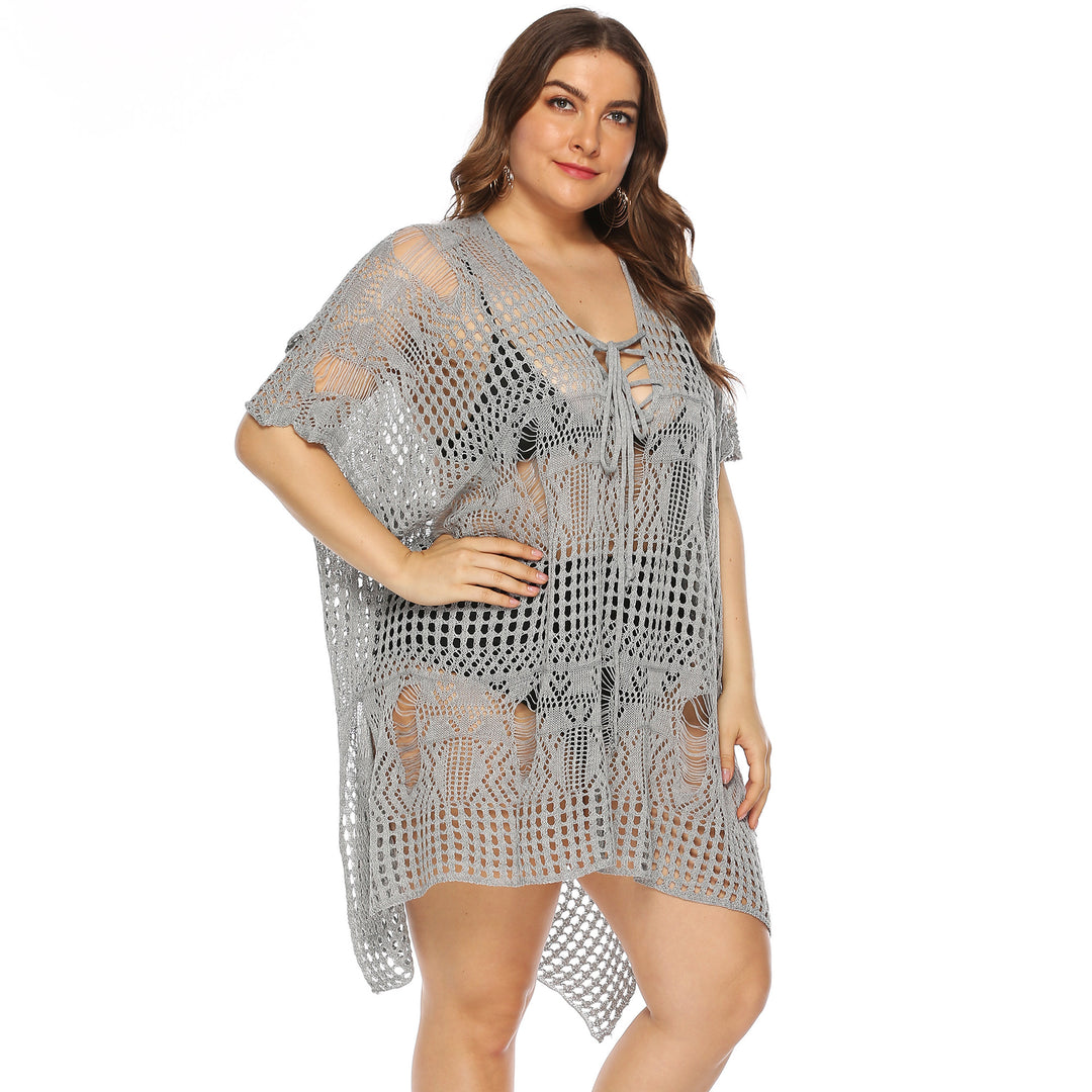 Lune London Transparent Crochet Beach Dress for Women