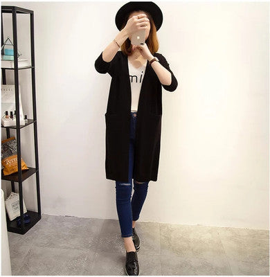 Knit cardigan for women with fashionable V-neck and relaxed fit Lune London