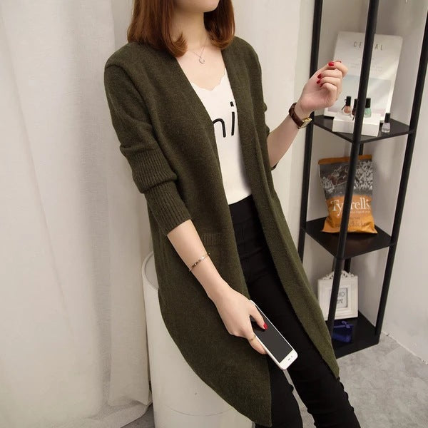Knit cardigan for women with fashionable V-neck and relaxed fit Lune London
