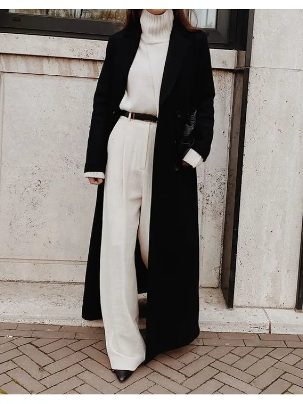 Amarae | Black Casual Winter Coat