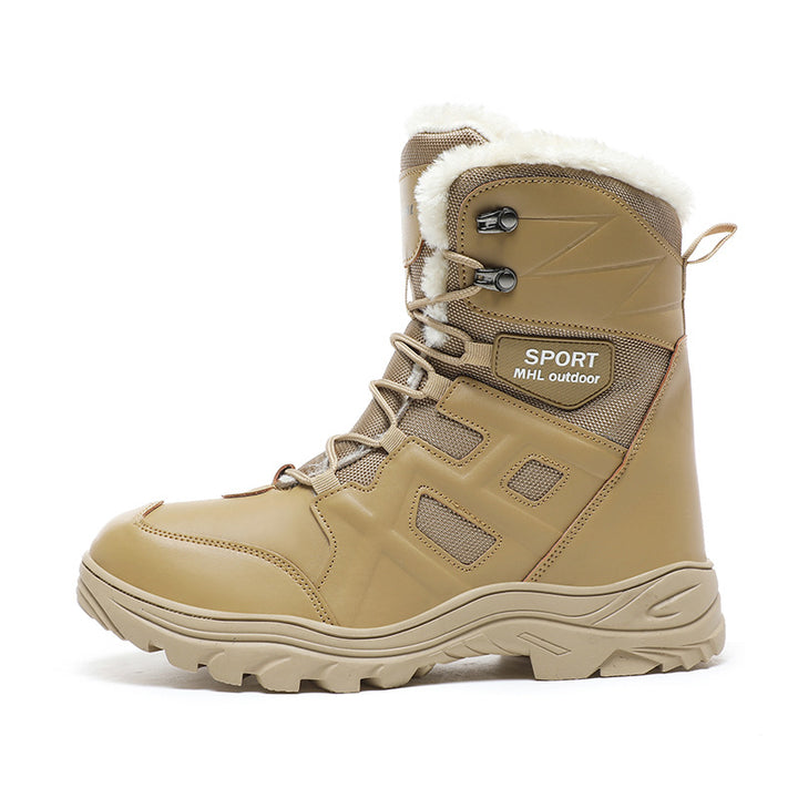 Men's winter boots, water-repellent, insulated
