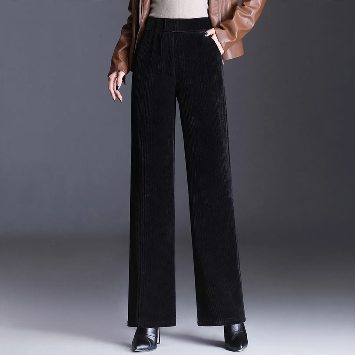 Chenille-Wide Pants, Cord-Optic, Autumn/Winter